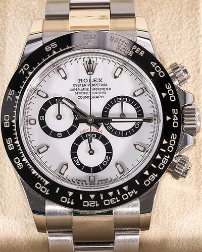 2022 Rolex Cosmograph Daytona "Panda" 40MM White Dial Oyster Bracelet (116500LN)