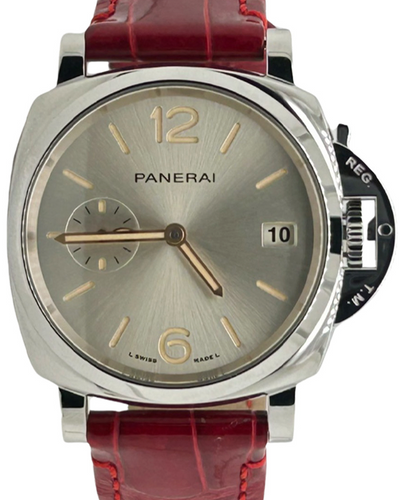 2022 Panerai Luminor Due 38MM Ivory Dial Leather Strap (PAM01248)