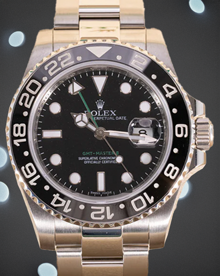 2011 Rolex GMT-Master II 40MM Black Dial Oyster Bracelet (116710LN)