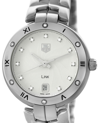 TAG Heuer Link Lady 34.5MM Quartz Silver Dial Steel Bracelet (WAT1312.BA0956)