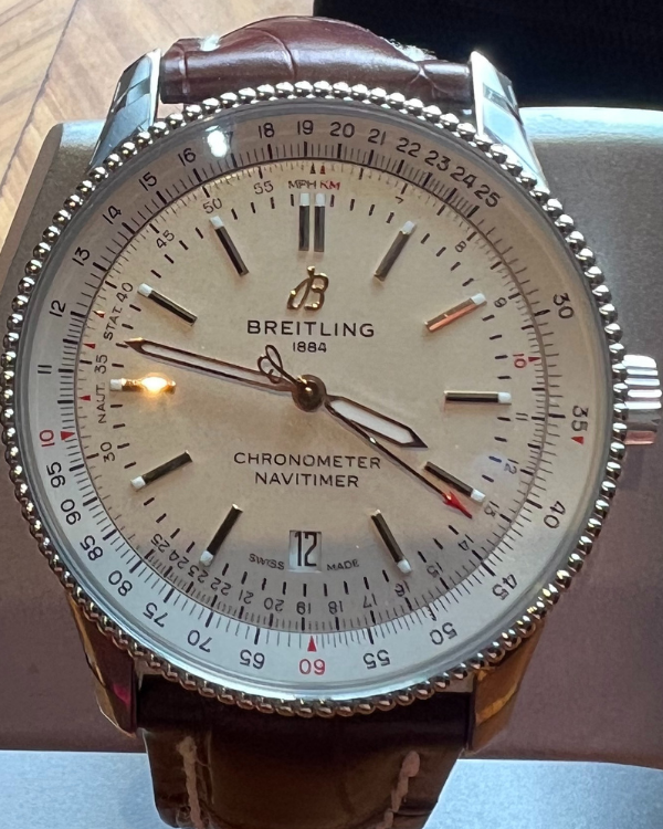 2023 Breitling Navitimer 41 Steel SIlver Dial (A17326)