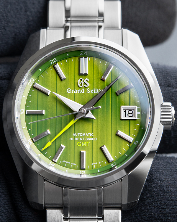 Grand Seiko Heritage Automatic Hi-Beat GMT Bamboo Green 40MM (SBGJ259G)