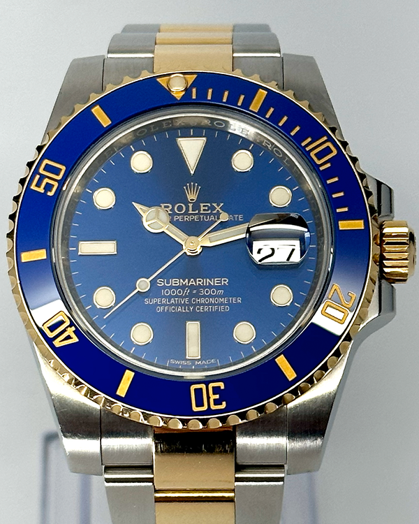 2019 Rolex Submariner Date "Blusey" 40MM Blue Dial Two-Tone Bracelet (116613LB)