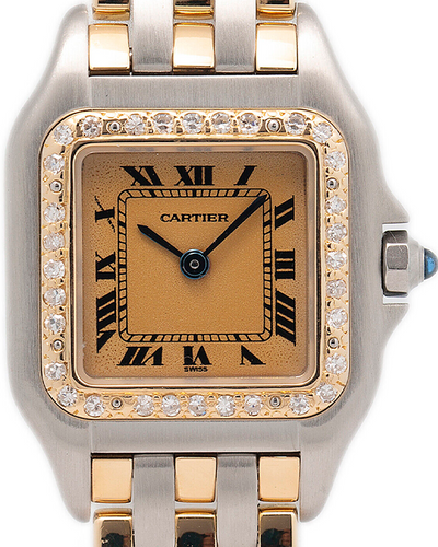 Cartier Panthère De Cartier 22MM White Dial Two-Tone Bracelet (1057917)