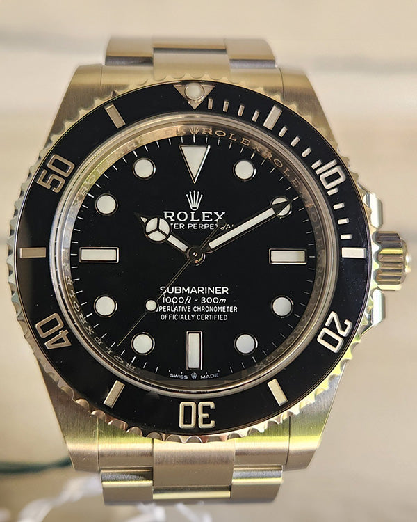 2024 Rolex Submariner No-Date 41MM Black Dial Oyster Bracelet (124060)