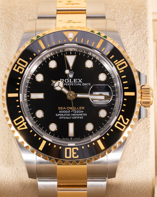 2022 Rolex Sea-Dweller 43MM Black Dial Two-Tone Oyster Bracelet (126603)