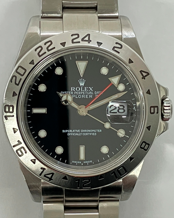 2003 Rolex Explorer II 40MM Black Dial Steel Oyster Bracelet (16570)