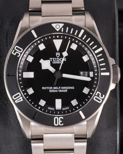 2016 Tudor Pelagos 42MM Black Dial Titanium Bracelet (25500TN)