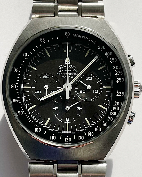 1970 Omega Speedmaster Mark II Vintage 41.5MM Black Dial Steel Bracelet (145.014)