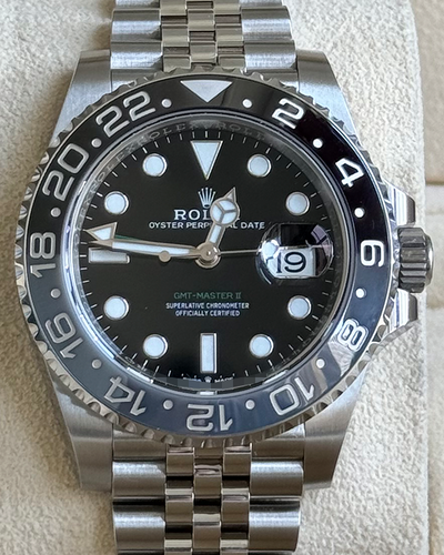 2024 Rolex GMT-Master II 40MM Black Dial Jubilee Bracelet (126710GRNR)