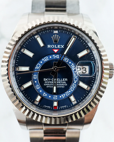 2023 Rolex Sky-Dweller 42MM Blue Dial Oystersteel Bracelet (326934)