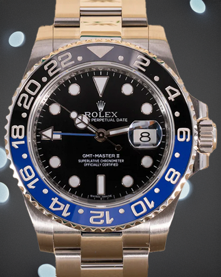 Rolex GMT-Master II "Batman" 40MM Black Dial Oyster Bracelet (116710BLNR)