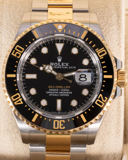 2020 Rolex Sea-Dweller 43MM Black Dial Two-Tone Oyster Bracelet (126603)