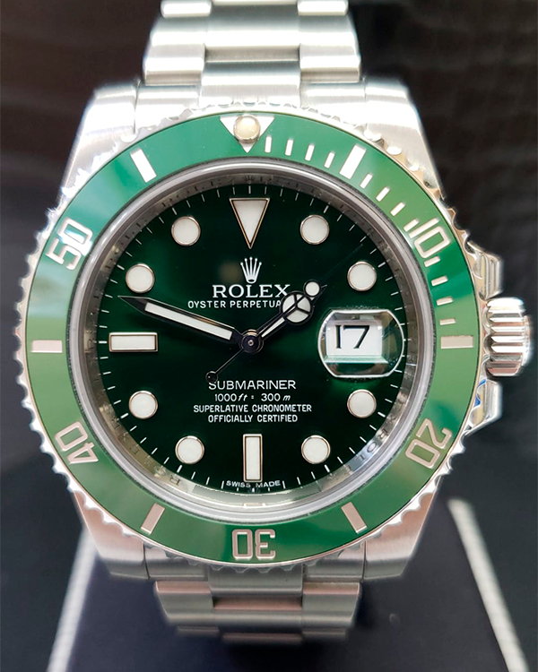 Rolex Submariner Date “Hulk” 40MM Green Dial Oyster Bracelet (116610LV)