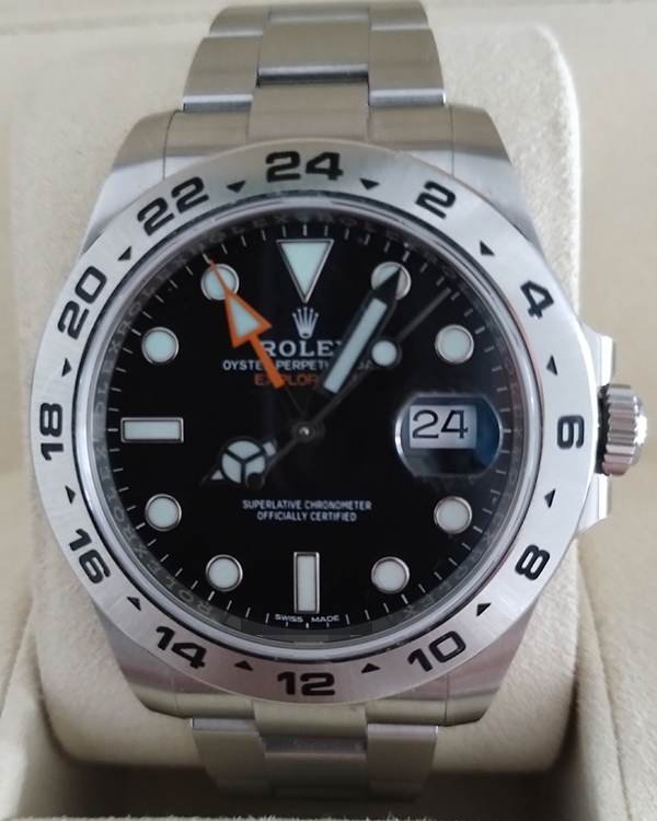 2020 Rolex Explorer II Oystersteel Black Dial (216570)