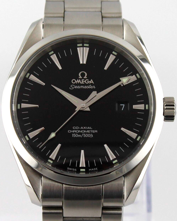 2002 Omega Seamaster Aqua Terra 42.2MM Black Dial Steel Bracelet (2502.50.00)