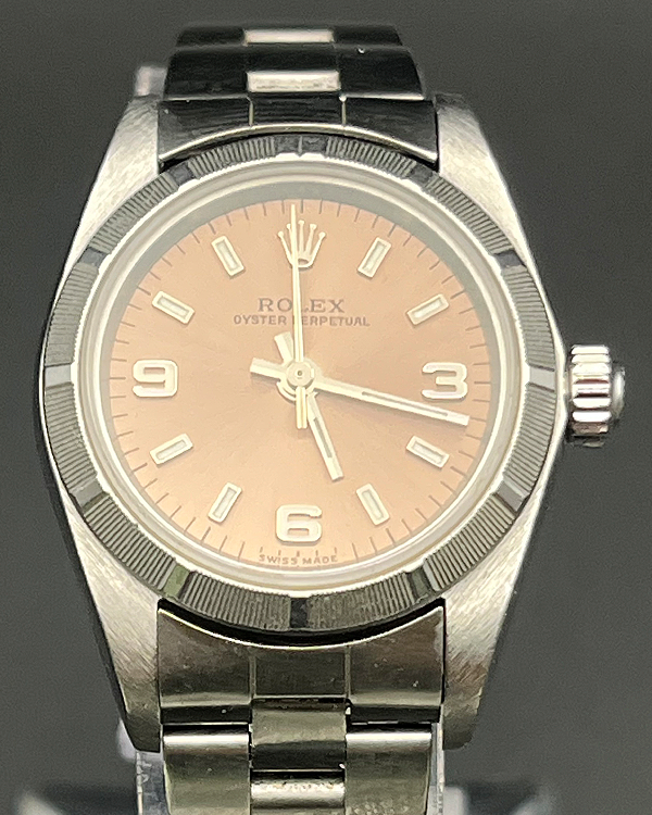 Rolex Oyster Perpetual 24MM Pink Dial Oyster Bracelet (76030)