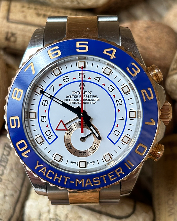 2014 Rolex Yacht-Master II 44MM White Dial Two-Tone Oyster Bracelet (116681)