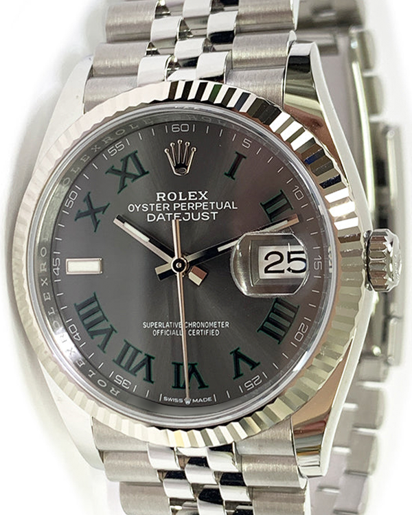 2024 Rolex Datejust "Wimbledon" 36MM Grey Dial Jubilee Bracelet (126234)