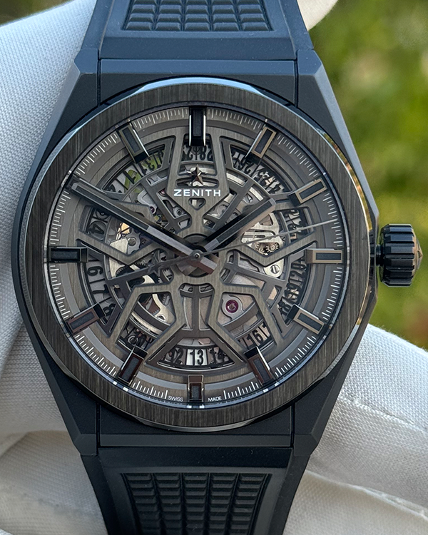 Zenith Defy Classic 41MM Skeleton Dial Rubber Strap (49.9000.670/77.R782)