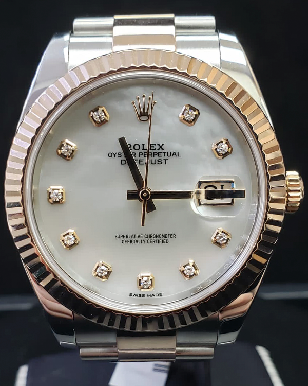 2018 Rolex Datejust 41MM Mother of Pearl Dial Two-Tone Bracelet (126331)