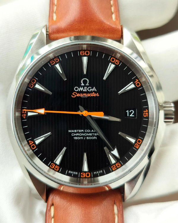 2016 Omega Seamaster Aqua Terra 41.5MM Black Dial Leather Strap (231.12.42.21.01.002)