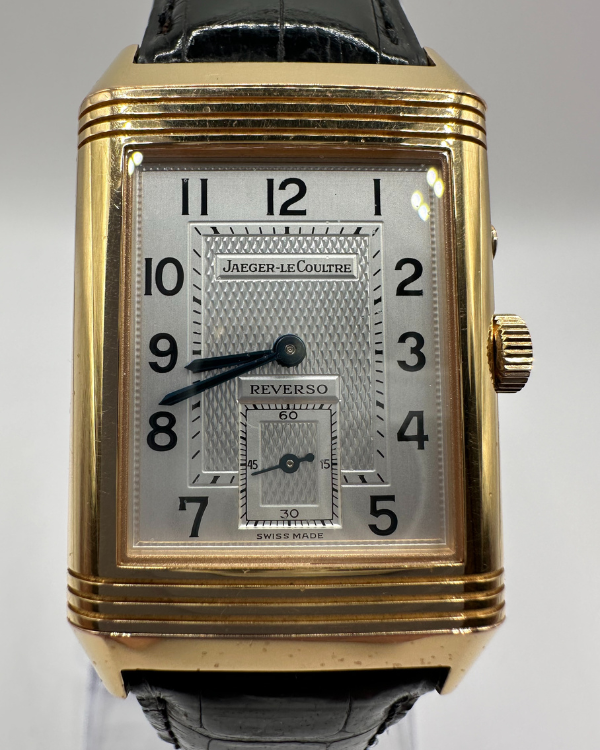 Jaeger-LeCoultre Reverso Duoface Night & Day Yellow Gold Silver and Black Dial (270.2.54)