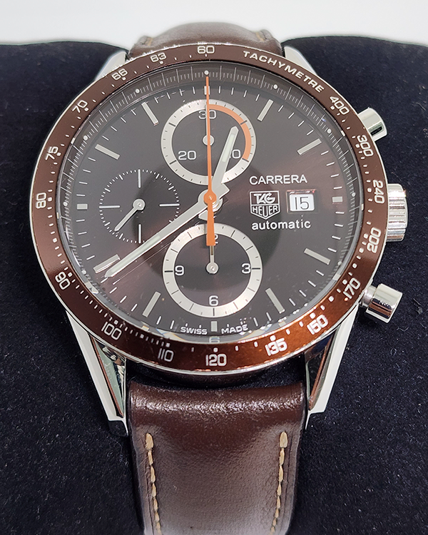 TAG Heuer Carrera Calibre 16 Steel Brown Dial (CV2013)