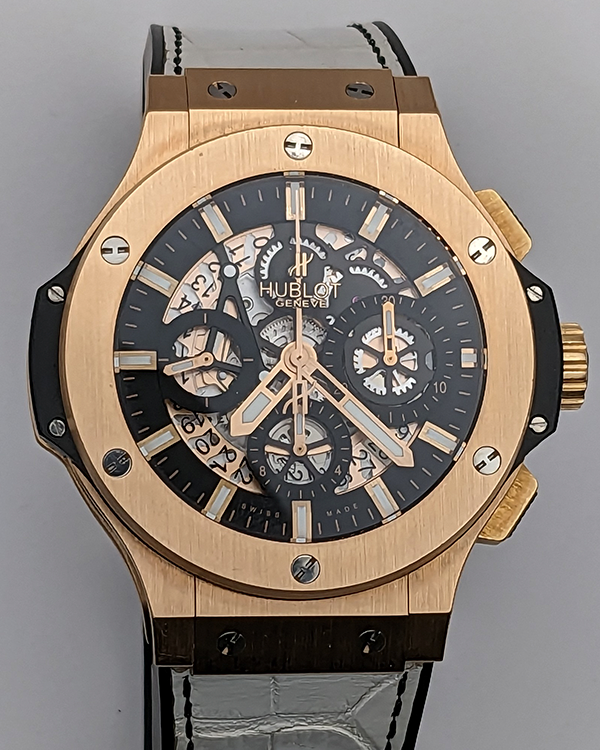 Hublot Big Bang Aero Bang Rose Gold Skeleton Dial (311.PX.1180.GR)