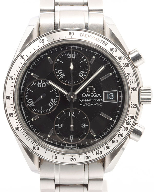 Omega Speedmaster Date 39MM Black Dial Steel Bracelet (3513.50.00)