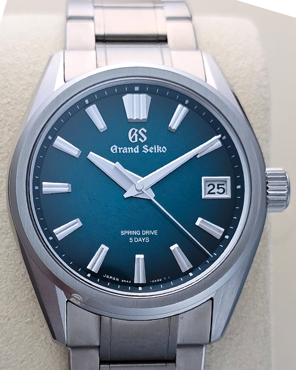 No Reserve - 2024 Grand Seiko Evolution 9 Collection 40MM Blue Dial Titanium Bracelet (SLGA025)