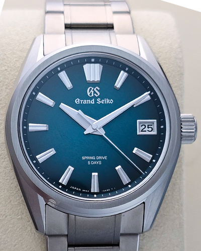 No Reserve - 2024 Grand Seiko Evolution 9 Collection 40MM Blue Dial Titanium Bracelet (SLGA025)