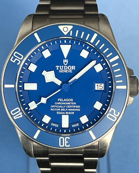 2017 Tudor Pelagos 42MM Blue Dial Titanium Bracelet (25600TB