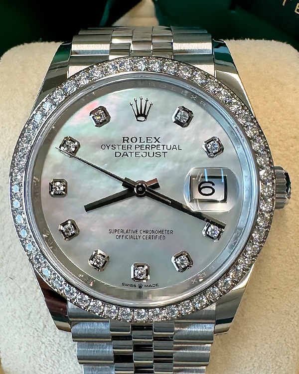 2024 Rolex Datejust 36MM Silver Mother-Of-Pearl Dial Jubilee Bracelet (126284RBR)