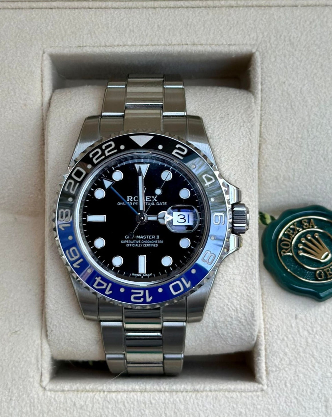 2018 Rolex GMT Master II Batman (116710BLNR)