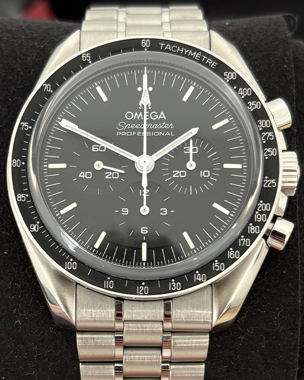 2021 Omega Speedmaster Professional Moonwatch 42MM Black Dial Steel Bracelet (310.30.42.50.01.002)