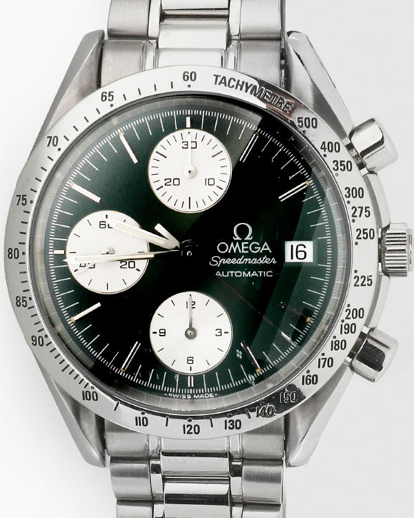 1994 Omega Speedmaster 39MM Green Dial Steel Bracelet (3511.70)