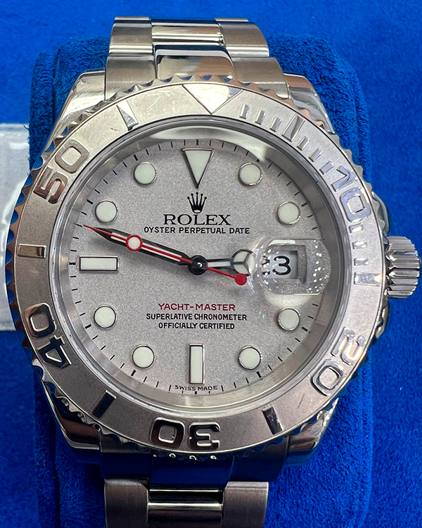 Rolex Yacht-Master 40MM Silver Dial Steel Bracelet (16622)