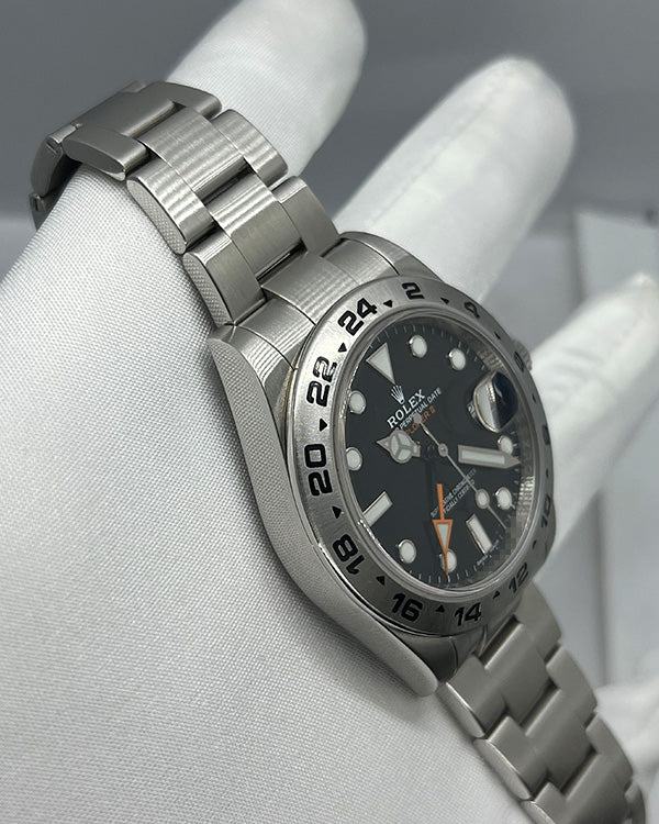 Rolex Explorer II Oyster Bracelet Black Dial (216570) – Grailzee