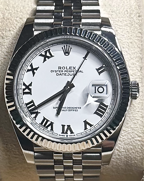 2021 Rolex Datejust 41MM White Dial Jubilee Bracelet (126334)