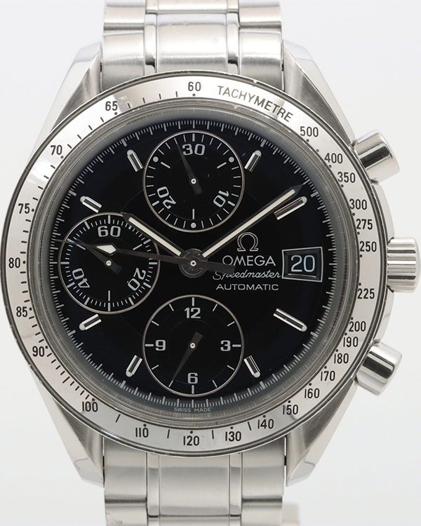 Omega Speedmaster Date 39MM Black Dial Steel Bracelet (3513.50.00)