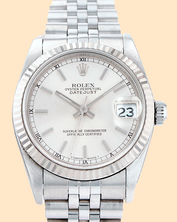 Rolex Datejust 31MM Silver Dial Jubilee Bracelet (68274)