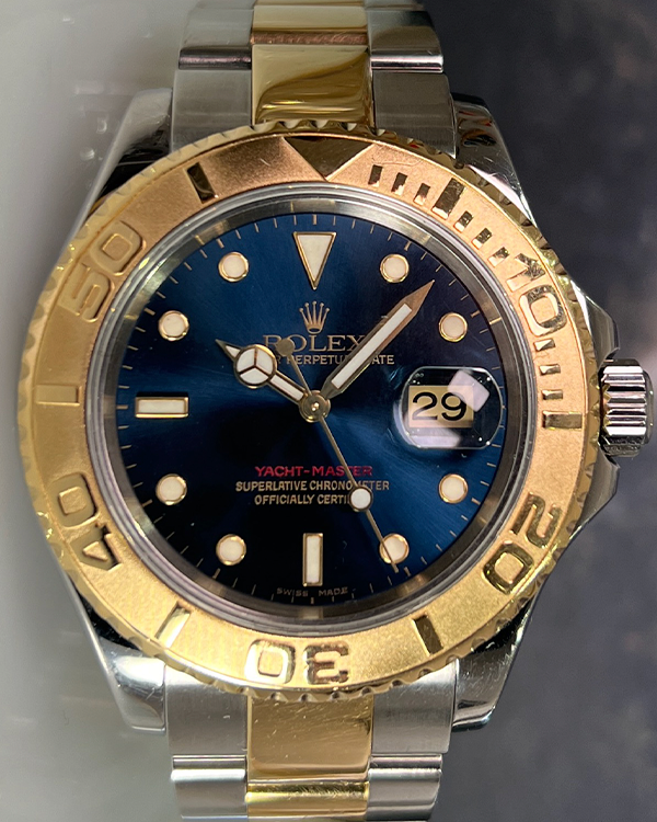 Rolex Yacht-Master 40MM Blue Dial Two-Tone Bracelet (16623)