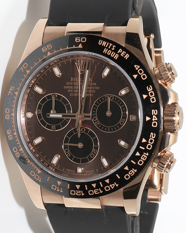 2022 Rolex Cosmograph Daytona 40MM Chocolate Dial Oysterflex Strap (116515LN)