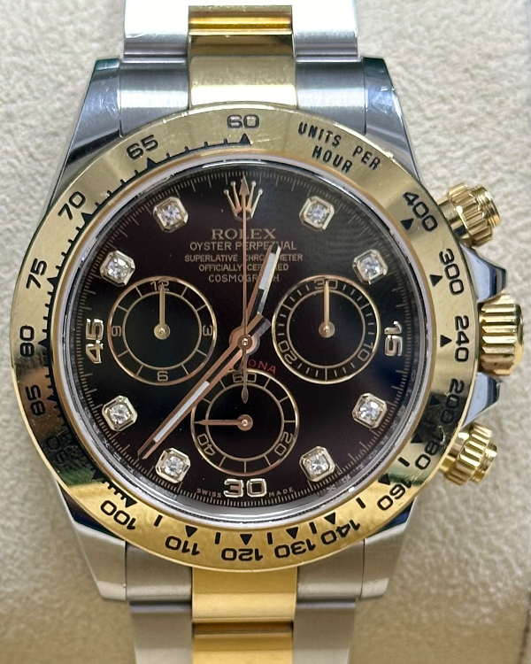 2020 Rolex Cosmograph Daytona 40MM Black Dial Two-Tone Bracelet (116503)