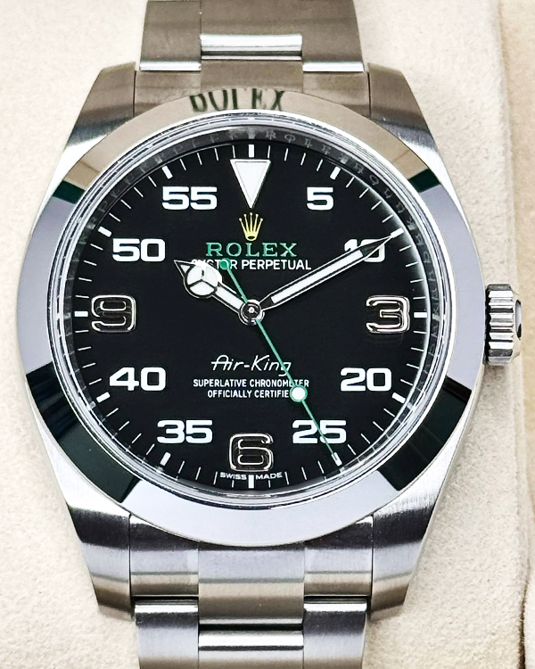 2020 Rolex Air-King 40MM Black Dial Oyster Bracelet (116900)