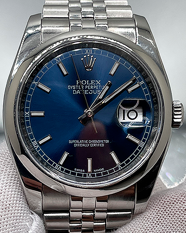 2018 Rolex Datejust 36MM Blue Dial Jubilee Bracelet (116200)