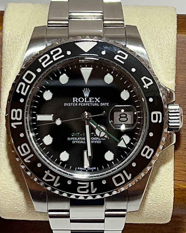 Rolex GMT-Master II 40MM Black Dial Oyster Bracelet (116710LN)