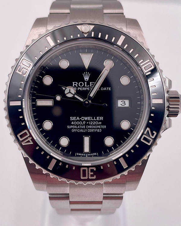 2017 Rolex Sea-Dweller 4000 40MM Black Dial Steel Bracelet (116600)