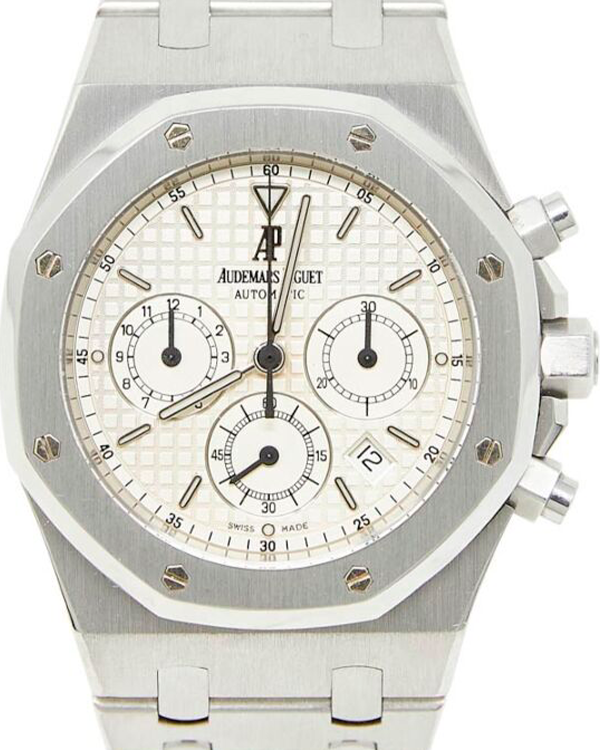 2003 Audemars Piguet Royal Oak Chronograph 39MM White Dial Steel Bracelet (25860ST)